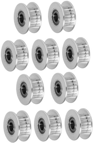 JECOMPRIS 10stücke Aluminium Synchronrad Drucker Zähne Antriebsrolle Mit Bohrung Und Riemenbreite Praktisches Zubehör Für Präzisen Antrieb Und Vielseitige Anwendungen