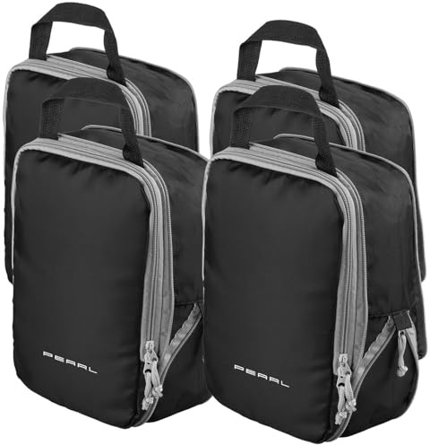 PEARL Packwürfel: 4er-Set Kompressions-Packtaschen für Handgepäck, Größe M, 30x20x11 cm (Reisegepäck, Packtaschen für Handgepäck-Koffer, Damen)