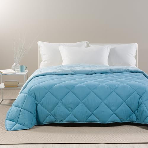 Caleffi - Piumone Matrimoniale Invernale 260x265 cm - Trapunta Matrimoniale Invernale per Inverno e Mezza Stagione - Copriletto in Microfibra Caldo e Morbido - Piumino Autunnale Made in Italy