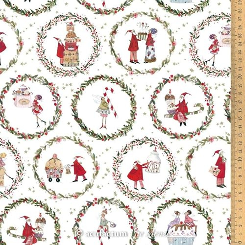 acufactum • Baumwollstoff • Weihnachtsleckereien • Silke Leffler 0,5 m