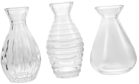JECOMPRIS 3 Pezzi Bottiglia per aromaterapia Vuoto Farmacista Misto Vaso Bottiglie Mini contenitori flaconi diffusori in Aprire vasetti Contenitore per aromaterapia Bicchiere