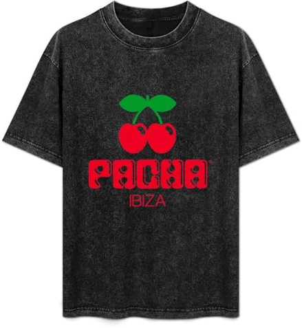 URBREW Ibiza Pacha Club Spagna Europa Dance Scene Crazy Times T-Shirt Mens Unisex Black Tees XXL
