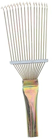 Toyvian Metall Pferdebürste Mit Eisenkämmen Mittlere Größe Langlebiger Viehhaarentferner Für Pferde Rinder Und Esel Pflegende Massagebürste Für Gesundes Fell