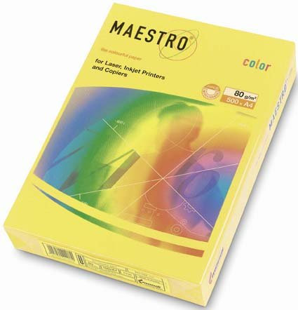 Kopierpapier-Set Intensiv A4 80G 5X50Bl Gold Gelb Orange Paprikar Blau,Grün