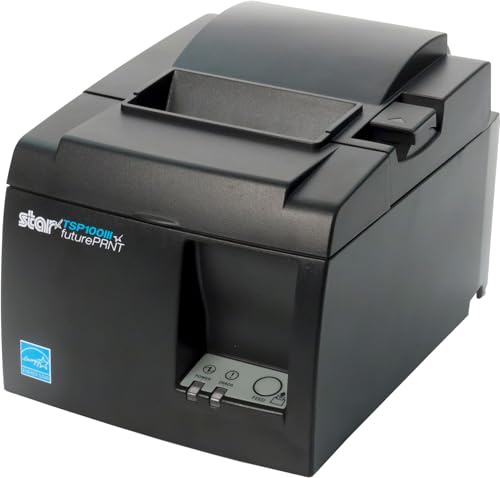 Star Micronics futurePRNT TSP143III mit Lan Bondrucker grau mit Ethernet