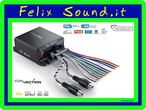 Connection Audison SLI2.2 hög-låg adapter omvandlare 2-kanals omvandlare cinch