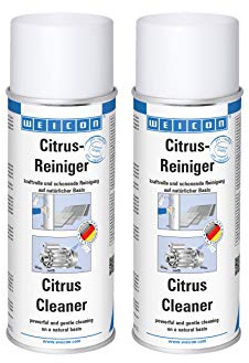 WEICON Citrus-Reiniger 400 ml 2er Set | Allzweckreiniger | Universalreiniger | Entfernt Fett, Öl, Schmierstoffe, Klebstoffreste uvm. von Metall, Glas, Fenstern, Keramik, Kunststoff usw. | Universalreiniger, entfernt Fett, Öl, Schmutz, entfernt Schmierstoffe & Klebereste, Citrus-Geruch