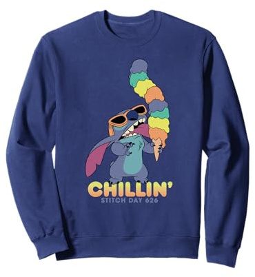 Disney Lilo and Stitch Ice Cream Chillin' Sudadera