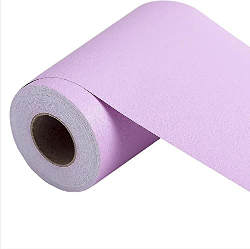 Dostear TapetenbordüRe Selbstklebende BordüRe Wand Wohnzimmer Tapeten Fliesenaufkleber Bad Dekoband Selbstklebend Kirschblütenpulver 20 X 500cm