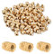 Vesaneae 100 Piezas Inserto Roscado, M3*5.7 * 4.6 Tuercas de Latón, Tuercas de Inserción Moleteadas, Casquillos Roscados de Latón, Tuerca de Rosca Hembra para Impresiones en 3D, Electrónica
