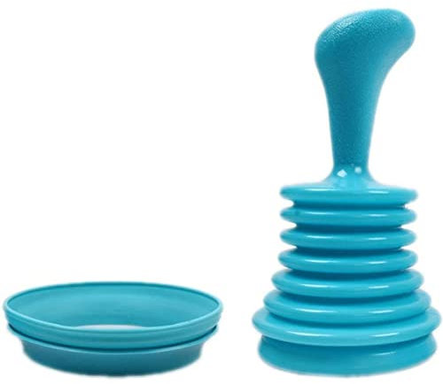 Sink Plunger Mini Home Plunger for All Drain Types Kitchen, Small Hand Held Pump Cleaner for Sinks, Bath and Shower, Powerful Drain Plunger, Indoor and Outdoor Household Daily Necessities