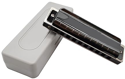 Mundharmonikas Diatonische Mundharmonika Mit 10 Löchern Und 20 Tönen, C-Taste, Musikinstrument Für Anfänger, Studenten Und Erwachsene