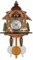 Pendule à coucou | Ornement Tranditionnel Horloge murale vintage en bois | Horloge coucou faite à la main Maison de la Forêt Noire Pendule rétro pour salon, chambre à coucher, café