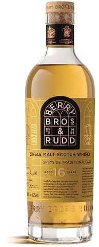 Berry Bros. & Rudd Speyside Traditional Cask 16 Years Old Single Malt Scotch Whisky, 48.2% ABV, 70cl, Whiskey Deal of the Day, Serve Neat, On the Rocks or with a Dash of Water