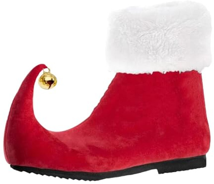 Harilla Zapatos de para Adultos, Hombres y Mujeres para disfrazarse, celebración navideña, 45