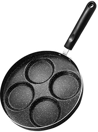 TOPBATHY Medical Stone Egg Pan Non-Toxic Non-Stick Frying Pan Comfortable to Hold Handle Random Style