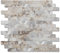 Yipscazo 10 feuilles de carreaux métalliques en pierre à coller pour dosseret de cuisine, salle de bain, buanderie, camping-car, cheminée (12'' X 12'', Perisa)