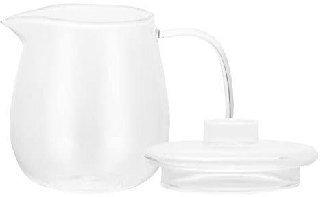 Tetera de cerámica, tetera grande, 1 pieza Tetera de vidrio Tetera de cerámica transparente for agua fría con infusor Hervidor de agua de vidrio Botella Jarra de bebidas de vidrio