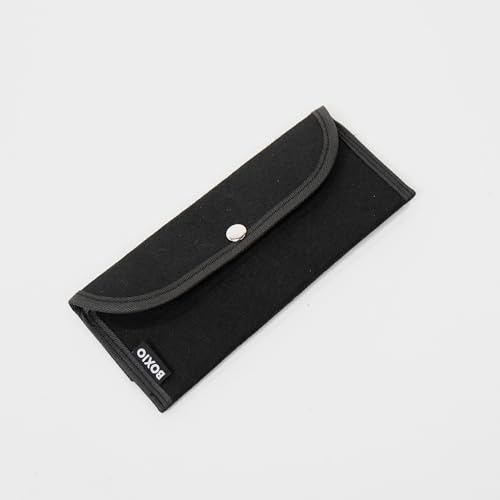 BOXIO - Eatbag: portaposate per posate da campeggio e coltello da bistecca – Robusta custodia come portaposate, portaposate e custodia per 4 persone in viaggio – 25 x 10 cm