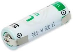 Batteria LS17500T2 3,6 V Litio 3600mAh Li-SoCl2 AA Linguetta per saldare