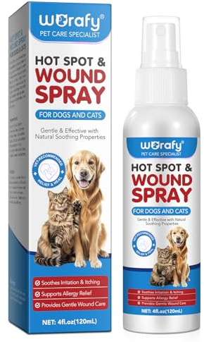 ZODENIS Wundspray Hund & Katzen, 120ml Haustier Wundspray, Wundpflege für Hunde, Regeneration der Haut bei Wunden, Entzündungen und Irritationen, Narben- und gegen Juckreiz & Kratzen