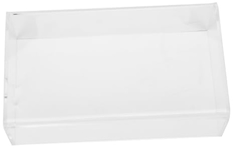 BESPORTBLE Acryl Mausabdeckung Transparent Wasserabweisend Staubdicht Schutzgehäuse für Computermaus Langlebig Praktisch Abwaschbar für Schreibtisch und Homeoffice