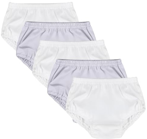 Eosoeso 5 PCS Baby Girls Boys Cotton Basic Diaper Cover Bloomers Soft Comfortable Shorts Briefs Underwear