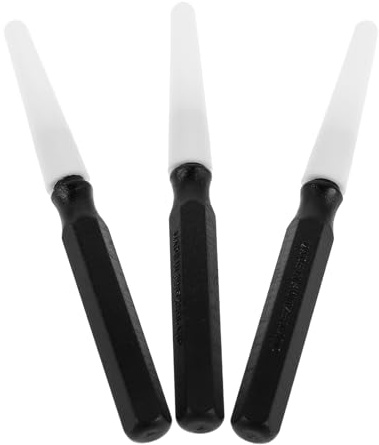 Hohopeti Stylo à Huiler pour Montre 3 Pièces en Plastique et Métal | Outil de Réparation pour Horloge, Pointe Fine, Noir, Format Portable, pour Maintenance Précise