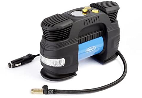 Ring Automotive Rapid Digital Tyre Inflator - Ideal for Motorhomes, SUVs & More, Black