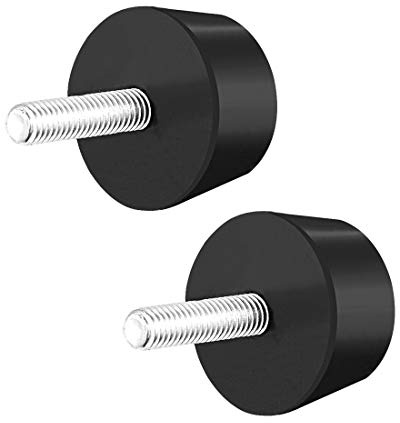 sourcing map 2STK Konische Schwingungsdämpfer Halterung 1,5 x 0,79 | mit M8 x 30mm Bolzen