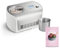 SPRINGLANE Eismaschine Elli 1,2 L mit selbstkühlendem Kompressor 135 W inkl. Edelstahl Zusatzbehälter, Eiscrememaschine aus Edelstahl mit entnehmbarem Eisbehälter, inkl. Rezeptheft