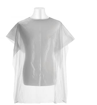 90 Pezzi Mantella Monouso Bianca per Parrucchiere 90x115 (3 Confezioni da 30 Pezzi)