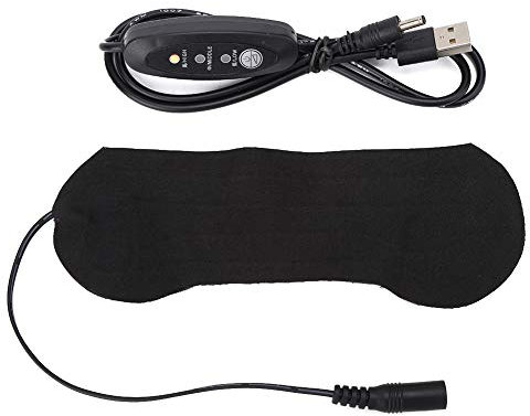 Cuscinetti per Occhi Caldi per Maschera per gli Occhi, Impacco Riscaldante Elettrico USB Portatile, Impacco Caldo per Occhi per Dormire, Occhi Secchi, Blefarite, Occhiaie e Occhi Gonfi