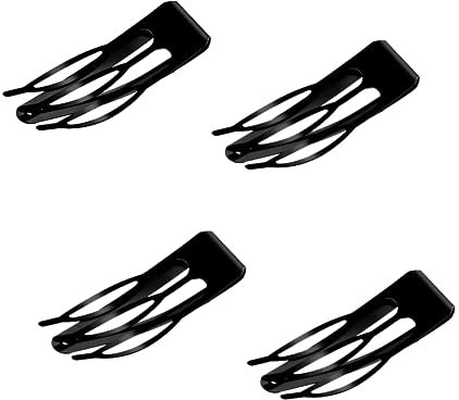 Clips de Pelo de Doble Agarre, 4 Pcs Pinzas de Pelo de Metal a Presión, para la Producción de Cabello