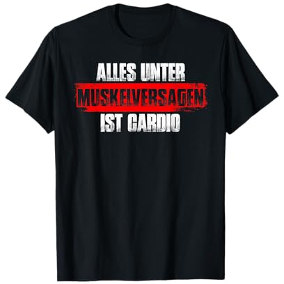 Cardio Bodybuilder Kraftsport Gym lustiges Bodybuilding T-Shirt