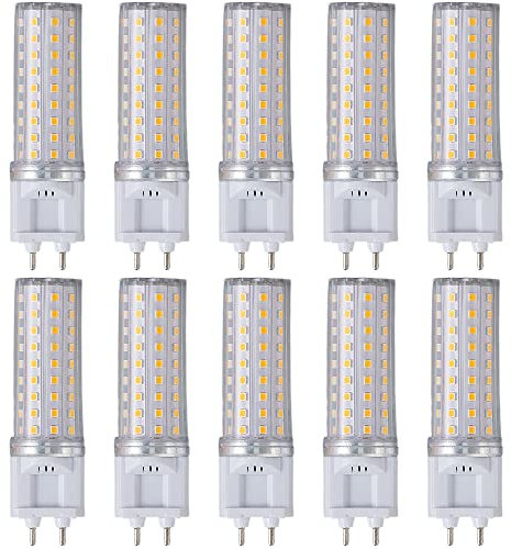 Bombillas (10-Pack) LED G12 Lichter, G12 Bi-Pin Base Maiszwiebeln, 8 Watt 1300LM, 12 Watt 1800LM,18 Watt 2800LM,3000K 4000K 6000K Nicht dimmbar AC 85V~265V 040000K (1 00 K) 1800K) (Farbe: 4000k, Size