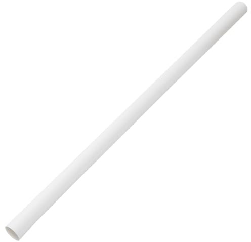 vidaXL Installationsrohre, Installationsrohr Schraubbar, Elektrorohr für dünnere Kabel, Kabelrohr Leerrohr Stangenrohr, Weiß Ø30mm 30m PVC