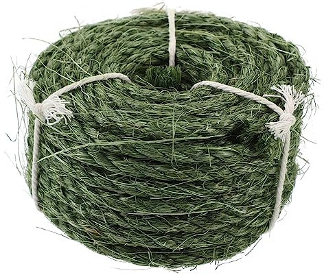 COSMEVIVI Katzenkratzbaum Sisal Hanfseil 6mm x 10m Verschleißfestes Kratzseil Selbstgemacht Austauschbar Für Katzenmöbel