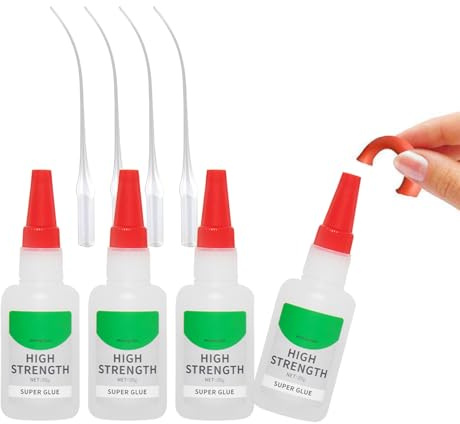 Colle Glue Extra Forte,4pcs Colle Forte,Super Glue,Colles Instantanée Extra Fortes,Transparente Colles Forter,pour Bricolage