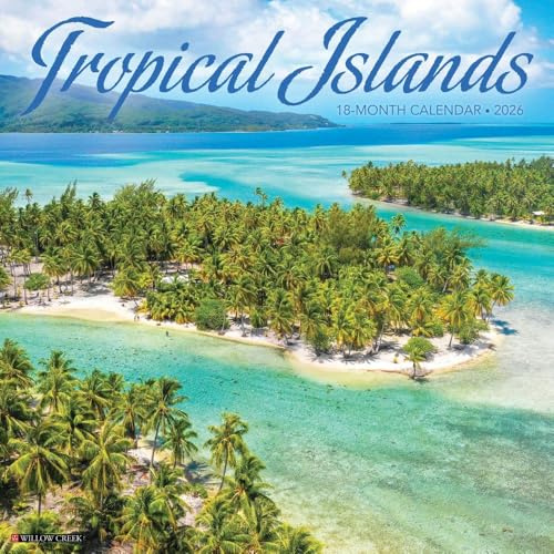 Tropical Islands 2026 12 x 12 Wall Calendar
