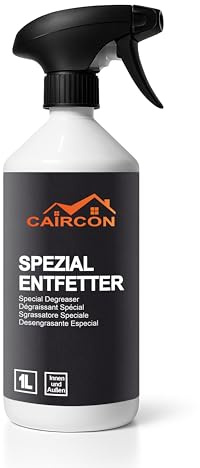 CAIRCON Entfetter Reiniger Fettlöser Spray – Universal, lösemittelfrei & effektiv | Für Fliesen, Küche, Garage & Fahrrad – 1L