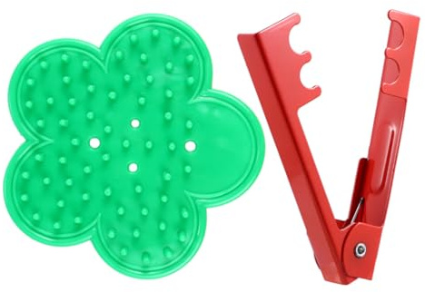 Éplucheur D'épines de Rosiers en Métal et Silicone, Retour à Ressort | Retire Épines et Feuilles, pour Tiges de Roses, Bouquets Diy, Fleuristes Couleur Aléatoire