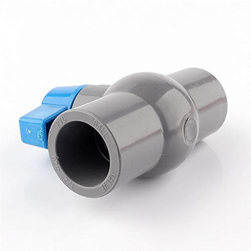 PVC Pipe Socket Ball Valve PVC Pipe Ball Valves Water Irrigation System Drainage Tube Quick Connector Fittings(Inner Dia 50mm)