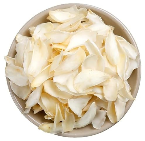 Rodajas de Lirio Seco Lirio Natural Té de Hierbas Chino Alimento Verde Sabor Dulce Textura Suave Té Perfumado Nutre el Yin y Humedece los Pulmones Bebida Verde (100g)