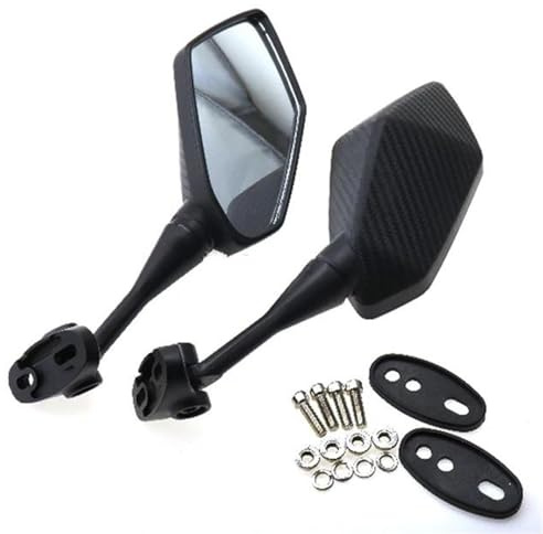 specchietto manubrio specchietti Per Yamaha YZF600 YZF R1 R6 R3 R125 R25 R15 2003 2004 2005 2006 2007 2008 2009 Specchio moto retrovisore laterale(Carbon fiber)