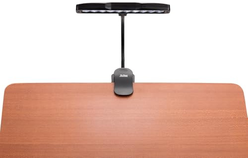 On-Stage LED510 Clip-On LED Orchestra Light (Sheet-Music-Stand Lighting, Tabletop Base, Adjustable Gooseneck, High- and Low-Intensity Modes, Portable Lamp, DJ, FOH, AC Adapter or Battery Powered)