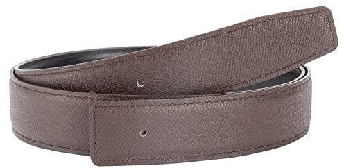 titiroa Herren/Damen Ersatzgurtband Rindsleder Echtleder Gürtel Coffee Breite 32MM Länge 105CM