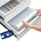 Linda's Essentials Kitchen Drawer Liners (44.5 x 200 cm) - Non-Slip Cupboard & Fridge Mats, Protects from Spills, Multi-Use Shelf & Cabinet Liner, Great Kitchen Accessory (Clear)