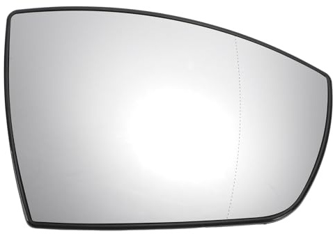 QUARKZMAN Espejo Retrovisor Lateral Derecho Para Ford Grand C-Max 10-19 1Pc | Vidrio Real, Color Blanco, Calefactado, Eléctrico, 2 Pines, Asférico, Con Placa De Respaldo, Reemplazo Directo, No Oem