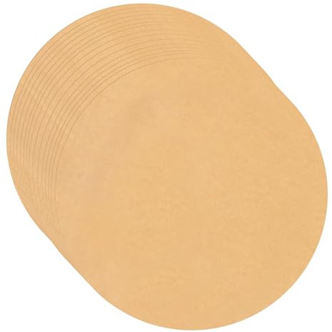 YILANJIN 100 Blatt Backpapier Rund 30 cm, Wasserdicht Backpapier HeißLuftfritteuse, Hitzebeständig Antihaftbeschichtet Pergamentpapier, Für Pizza, Ofen, Luftfritteuse, Bratpfanne, Grill